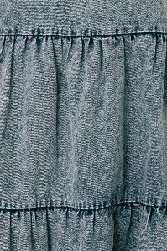 Acid Wash Denim Dress